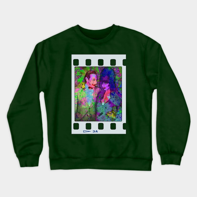 Pee-Wee & Elvira Crewneck Sweatshirt by Exploitation-Vocation